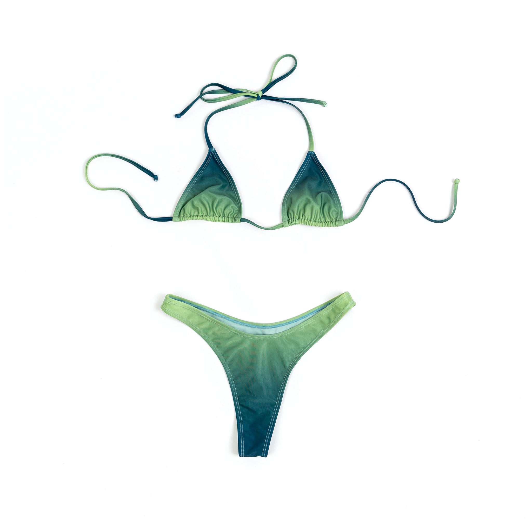 Classic High Waist Thong Spruce Sage